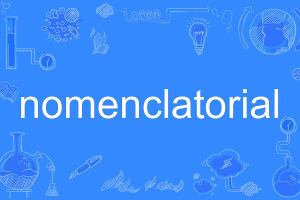 nomenclatorial