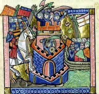 第二年 提爾城在十字軍的海陸圍困下陷落