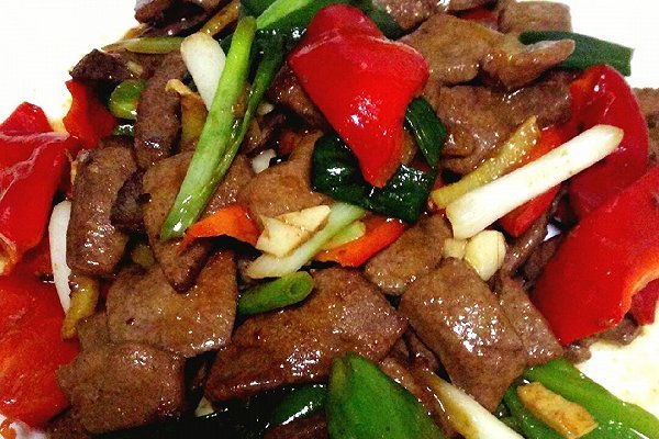 小炒豬肝兒