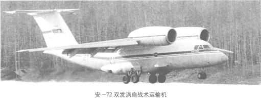 安-72雙發短距起落運輸機