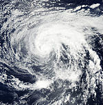 熱帶風暴恩里克 衛星雲圖