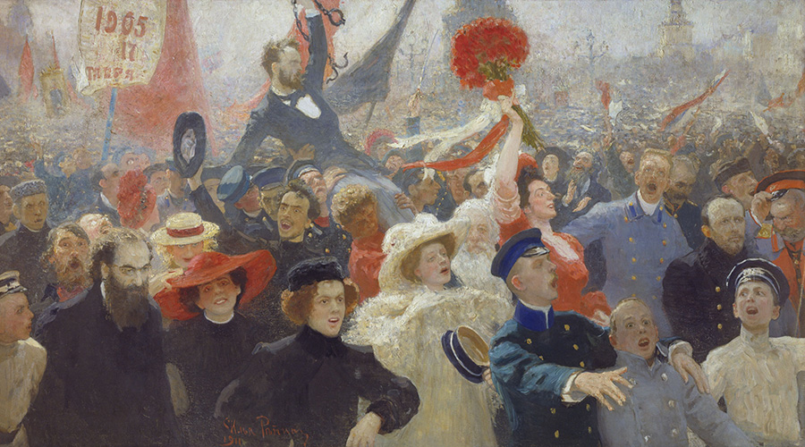 伊利亞·葉菲莫維奇·列賓畫作《1905年10月17日的慶祝》