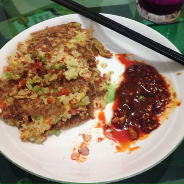 菜沫蛋餅 菜沫蛋餅