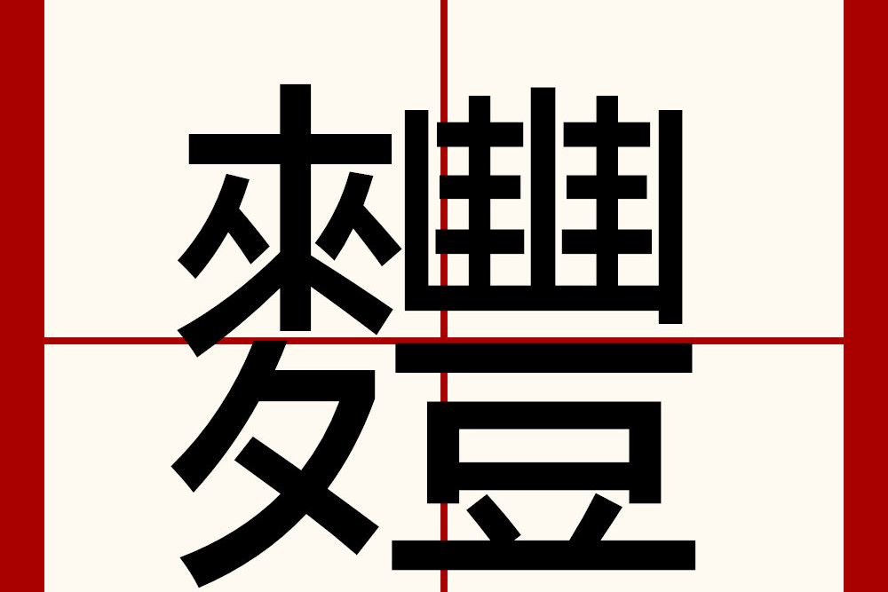 麷 麷