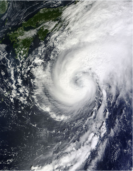 強熱帶風暴風神 衛星雲圖
