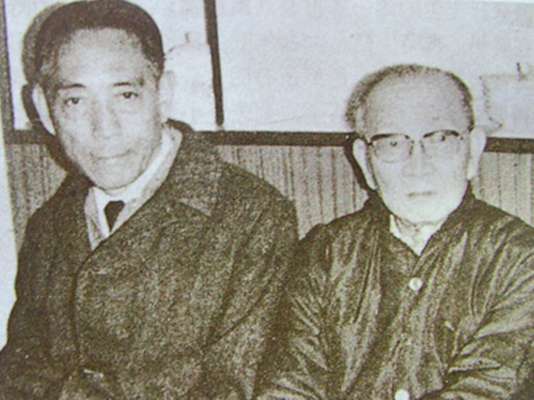 徐訏（左）與林語堂