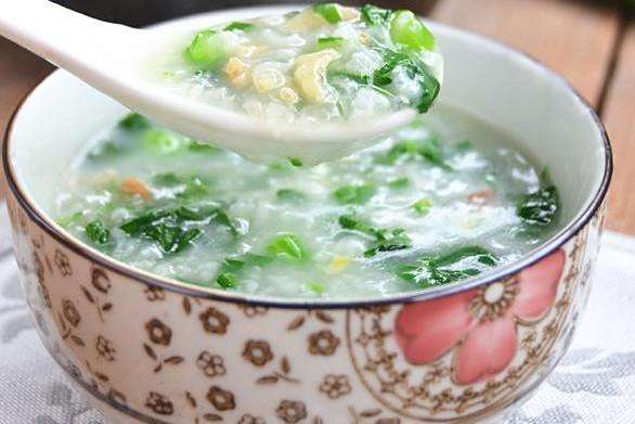 梅子菜心粥