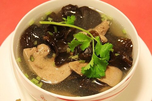 豬肝木耳湯 豬肝木耳湯