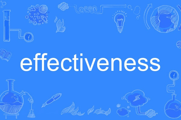 effectiveness effectiveness