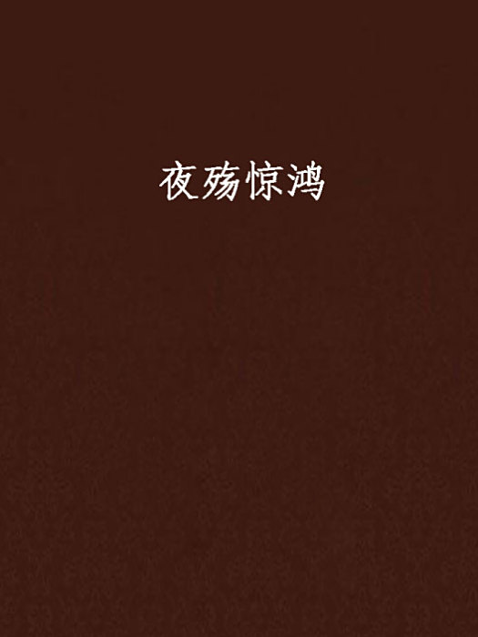 夜殤驚鴻 夜殤驚鴻