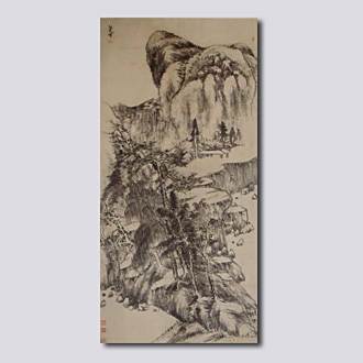 松崗亭子圖 松崗亭子圖