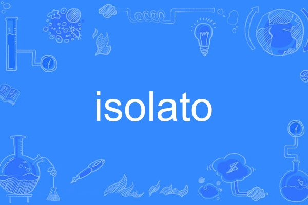 isolato isolato
