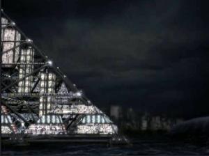 金字塔城解決東京密集人口居住的問題
