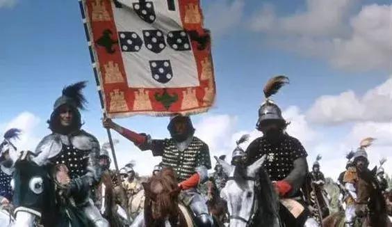 進入卡斯蒂亞境內的 葡萄牙騎士