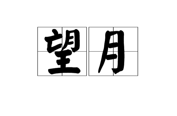 望月(漢語詞語)