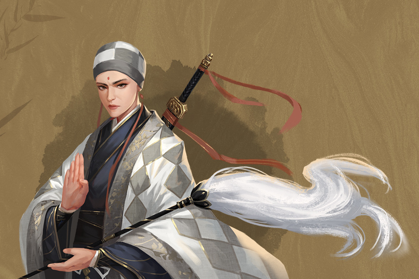 滅絕師太(遊戲《新射鵰群俠傳之鐵血丹心》中的俠客) 滅絕師太(遊戲《新射鵰群俠傳之鐵血丹心》中的俠客)