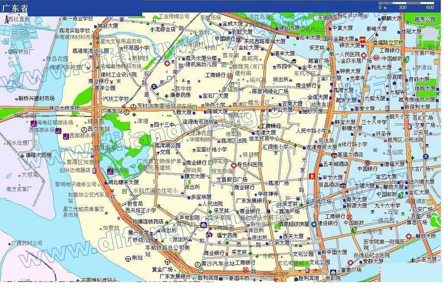 荔灣區地圖