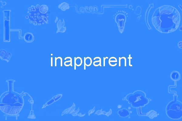 inapparent inapparent