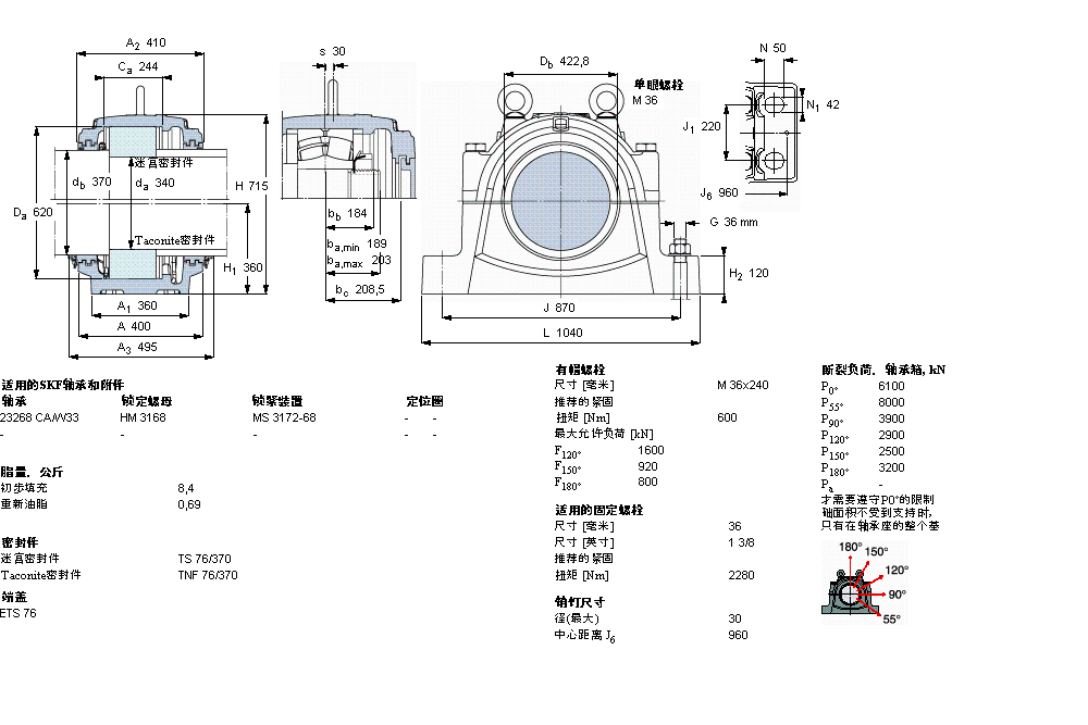 SKF SNL3268GL軸承 SKF SNL3268GL軸承
