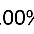 100%(百分數) 100%(百分數)