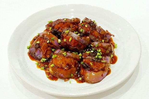 煎燴茄子 煎燴茄子