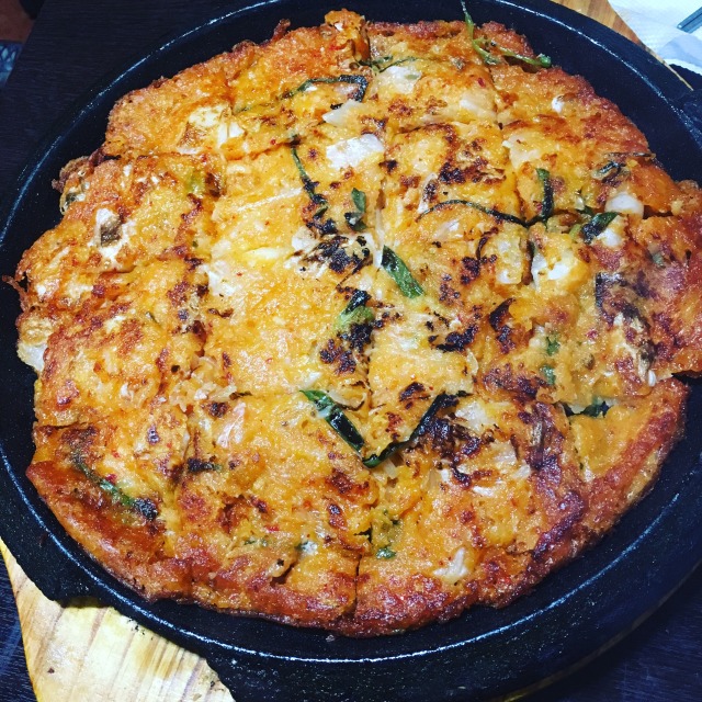 韓式海鮮泡菜餅