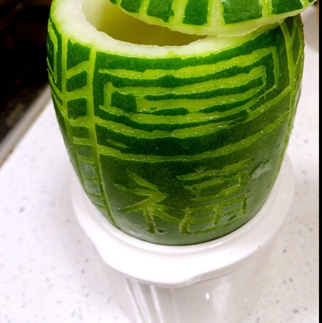 冬瓜雕花 冬瓜雕花