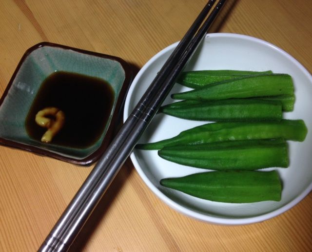 清煮秋葵 清煮秋葵