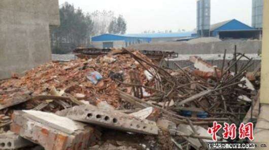 河南舞陽在建民房坍塌事故