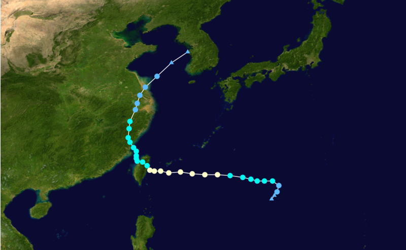 颱風莫拉克 路徑圖