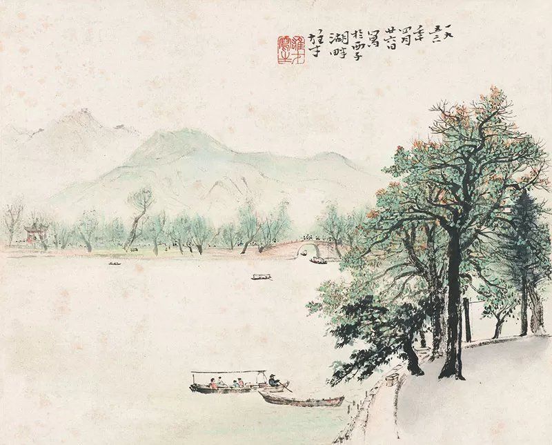 西湖(黎雄才創作畫作) 西湖(黎雄才創作畫作)