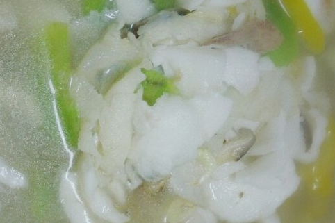 魚片肉末湯