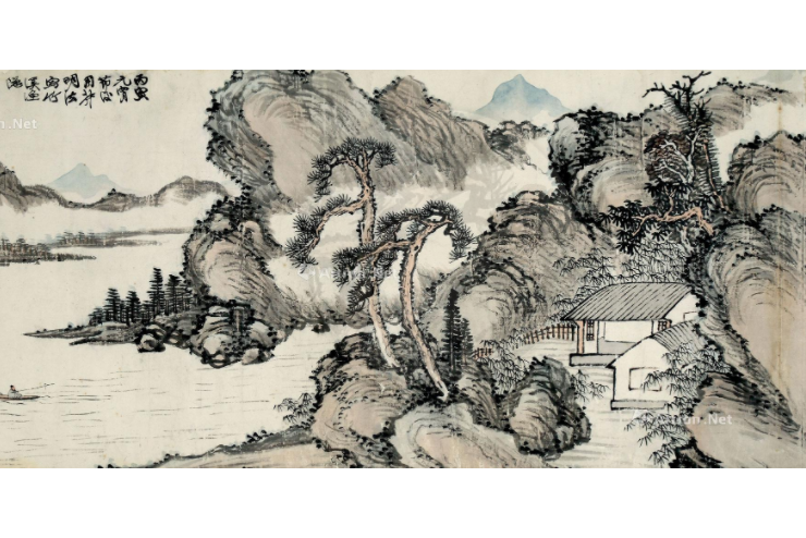 竹溪漁隱圖 竹溪漁隱圖