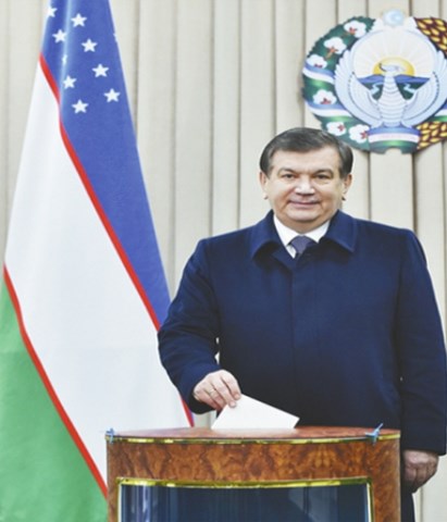 現任總統：米爾濟約耶夫