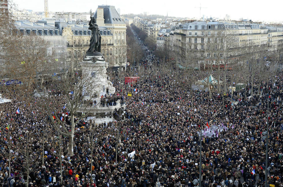 法國巴黎反恐大遊行