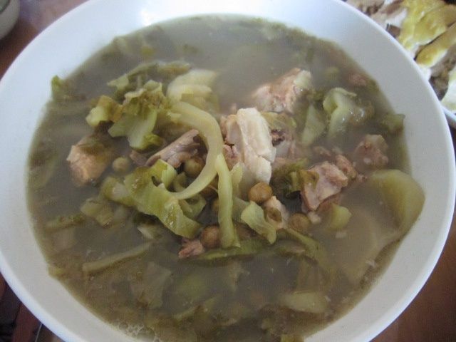 鹹菜豌豆湯 鹹菜豌豆湯