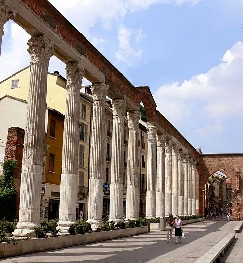 在米蘭保存至當代的羅馬時代遺蹟