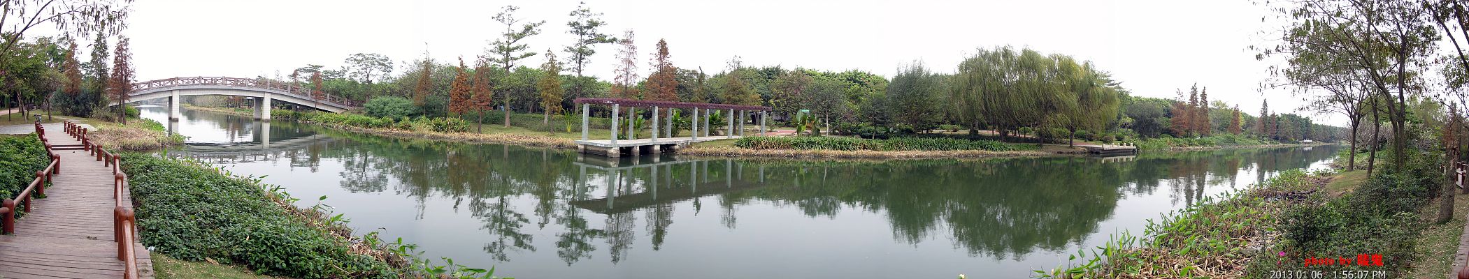 大沙河濕地公園芙蓉橋