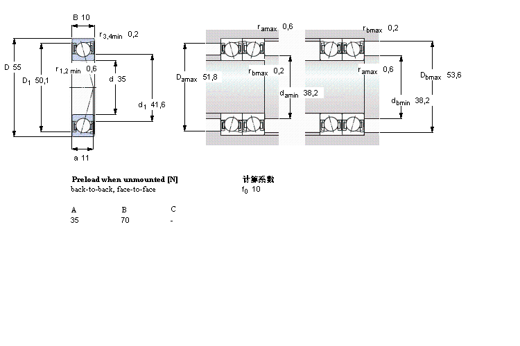 SKF S71907CD/HCP4A軸承 SKF S71907CD/HCP4A軸承
