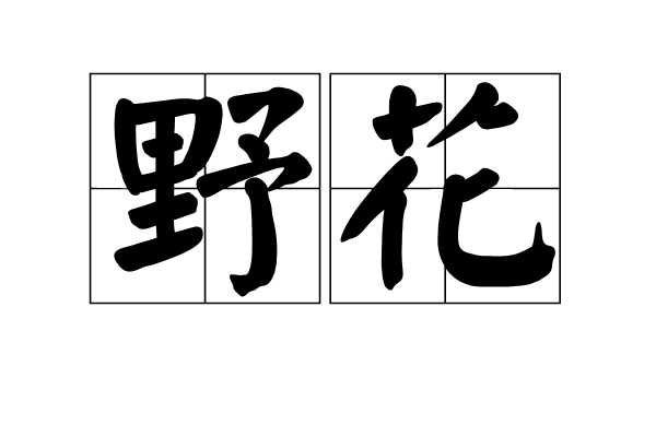 野花(詞語解釋) 野花(詞語解釋)