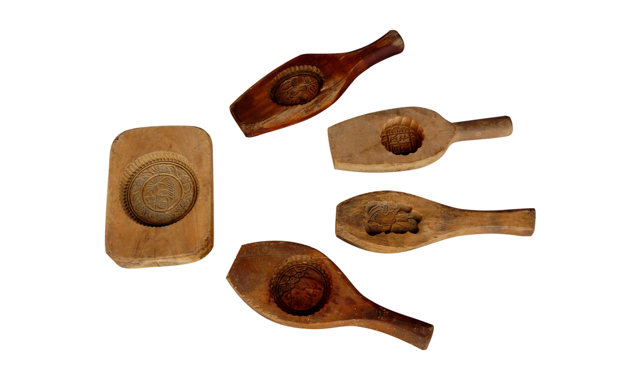 民國木製月餅模具