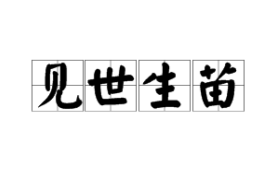 見世生苗 見世生苗