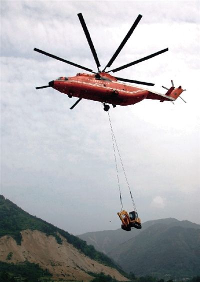 米-26在汶川救災