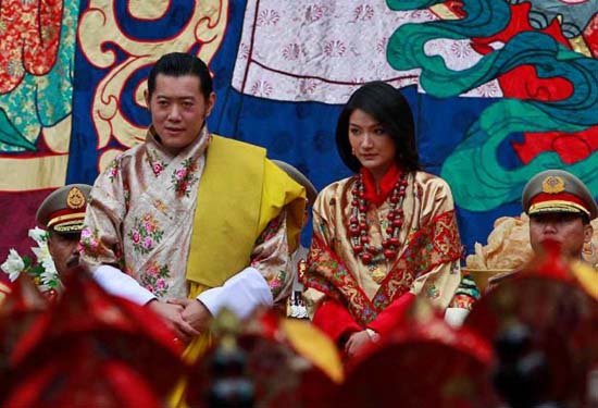 不丹國王與王妃