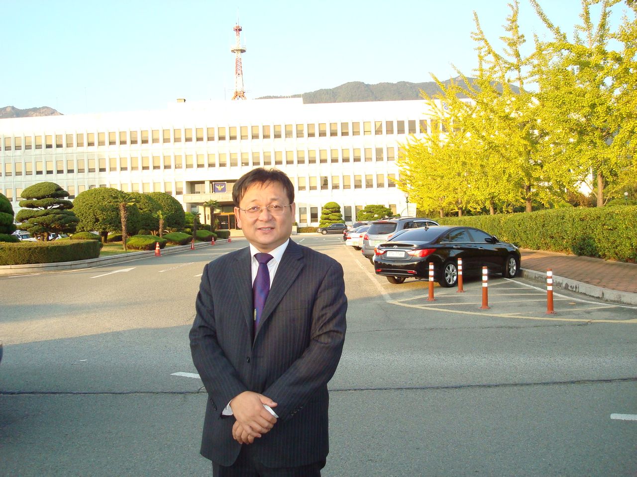 楊義堂在韓國訪問