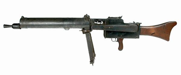 德國1908年生產的MG-08式馬克沁機槍