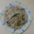 素炒蓮藕 素炒蓮藕