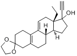 17-乙炔基-17-羥基-18-甲基雌甾-5(10),9(11)-二烯-3-酮-3-乙二醇縮酮