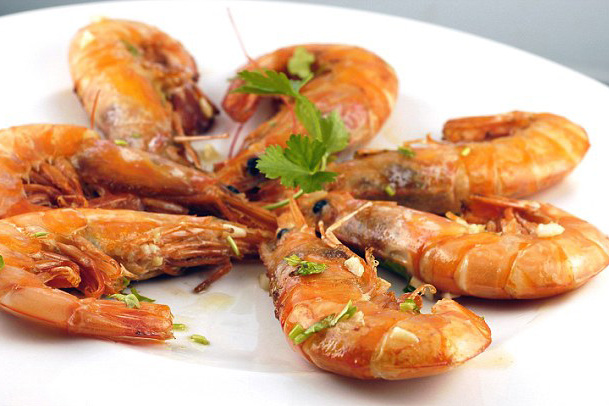 Ginger prawns Ginger prawns