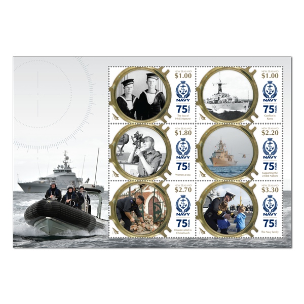 紐西蘭海軍建軍75周年